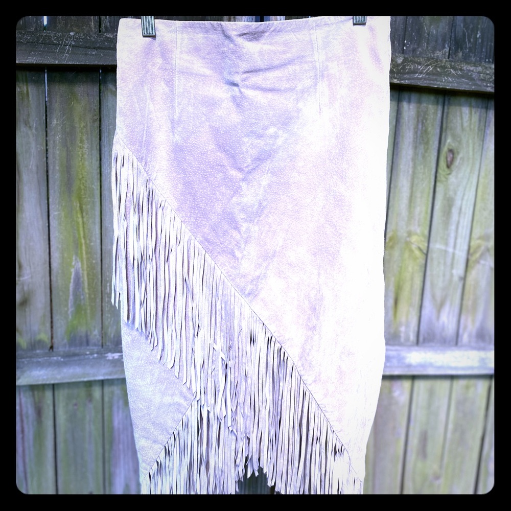 Wild Girl West Fringe Skirt 🌵